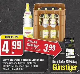 Edeka Schwarzwald-sprudel Limonade Angebot