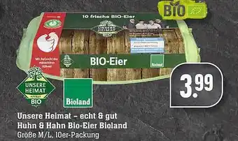 Edeka Unsere Heimat Bio-eier Bioland Angebot