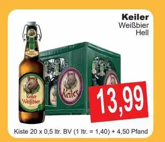 Getränke Göbel Keiler Weißbier Hell Angebot