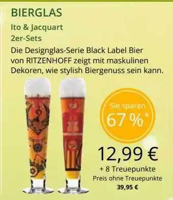 Getränke Hoffmann Bierglas Ito & Jacquart 2er-sets Angebot