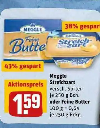 REWE Kaufpark Meggle Streichzart Oder Feine Butter Angebot