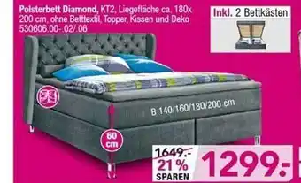 Möbel Boss Polsterbett Diamond Angebot