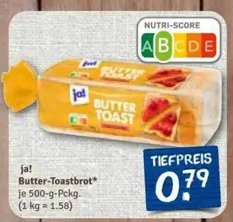 nahkauf Ja! Butter-toastbrot Angebot