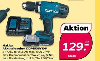 NETTO Makita Akkuschrauber Ddf453syx4 Angebot