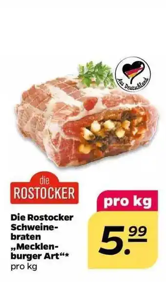 NETTO Die Rostocker Schweinebraten „mecklenburger Art“ Angebot