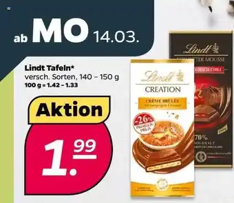 NETTO Lindt Tafeln Angebot