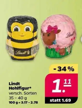 NETTO Lindt Hohlfigur Angebot