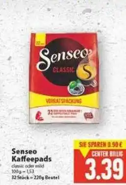 E-Center Senseo Kaffeepads Angebot