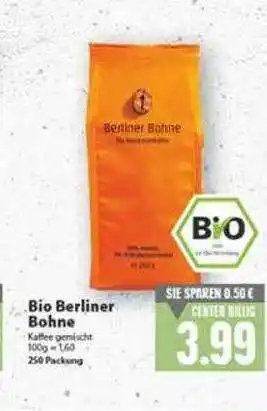 E-Center Bio Berliner Bohne Angebot