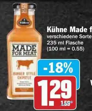 Hit Kühne Made For Meat Angebot