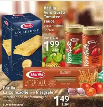 Selgros Barilla Vero Gusto Tomatensauce Oder La Collezione Oder Integrale Angebot