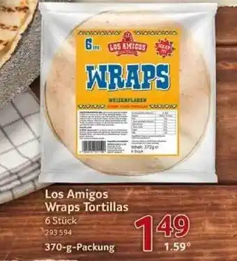 Selgros Los Amigos Wraps Tortillas Angebot