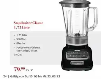 Selgros Standmixer Classic Angebot