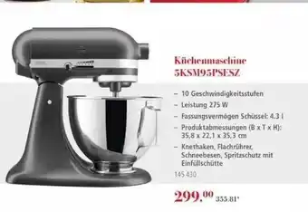 Selgros Küchenmaschine 5ksm95psesz Angebot