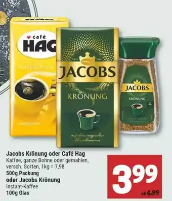 Marktkauf Jacobs Krönung Oder Café Hag Angebot