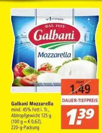 Marktkauf Galbani Mozzarella Angebot