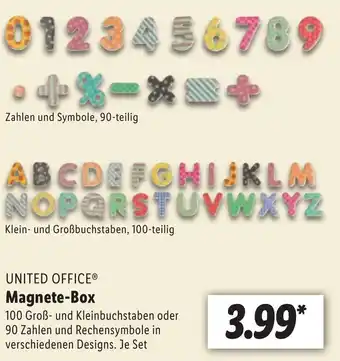 Lidl United Office Magnete Box Angebot