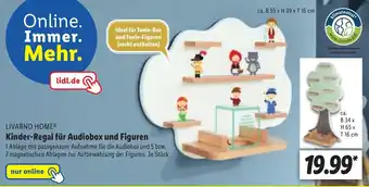 Lidl Livarno Home Kinder Regal für Audiobox und Figuren Angebot