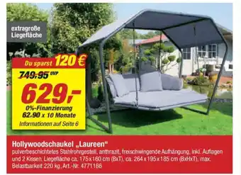 toom Baumarkt Hollywoodschaukel Laureen Angebot