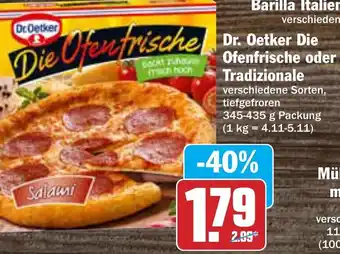 AEZ Dr. oetker die ofenfrische oder tradizionale 345-435g Angebot