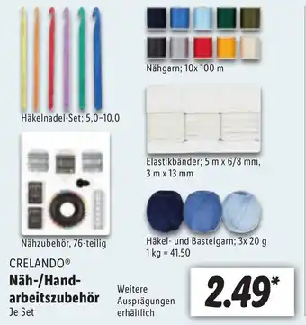 Lidl Crelando Näh/Handarbeitszubehör Angebot