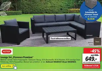 Lidl Keter Lounge Set Provence Premium Angebot