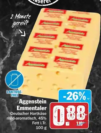 AEZ Aggenstein emmentaler 100g Angebot