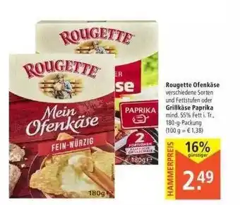 Marktkauf Rougette Ofenkäse Oder Grillkäse Paprika Angebot