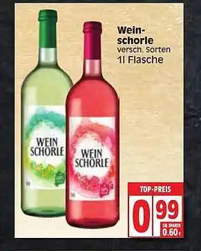 Edeka Weinschorle Angebot