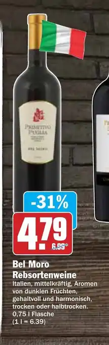 AEZ Bel Moro Rebsortenweine 0.75l Angebot