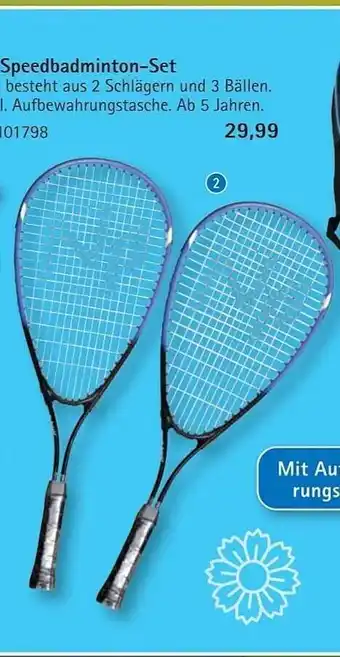 Vedes Speedbadminton-set Angebot