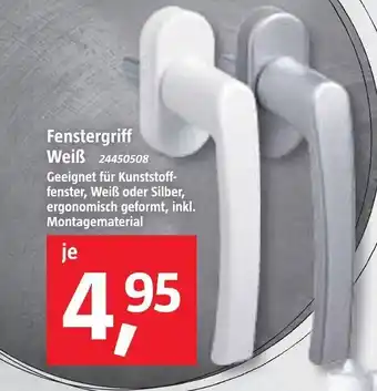 Bauhaus Fenstergriff Weiß Angebot