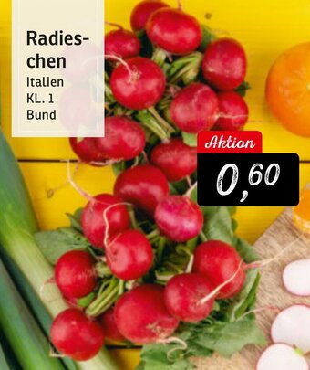 KONSUM Radieschen Angebot