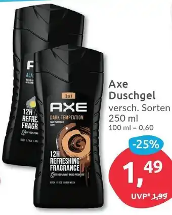 Budni Axe Duschgel 250ml Angebot