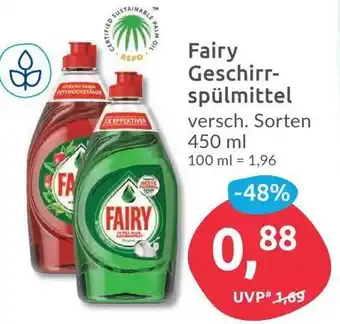 Budni Fairy Geschirrspülmittel 450ml Angebot