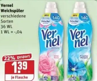 REWE Kaufpark Vernel Weichspüler Angebot