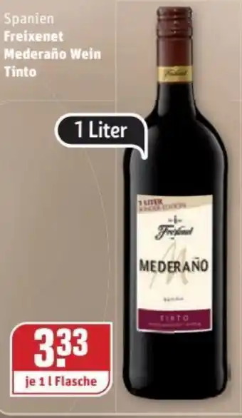 REWE Kaufpark Spanien Freixenet Mederaño Wein Tinto 1L Angebot