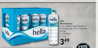 CITTI Markt Hella Mineralwasser Angebot