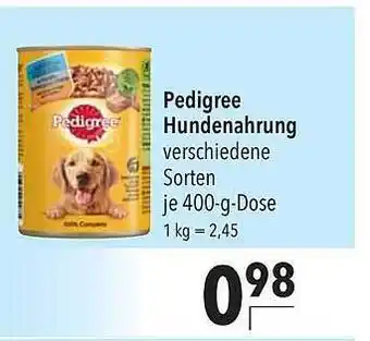 CITTI Markt Pedigree Hundenahrung Angebot