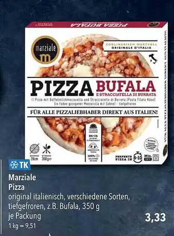 CITTI Markt Marziale Pizza Angebot