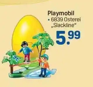 Rossmann Playmobil 6839 Osterei „slackline” Angebot