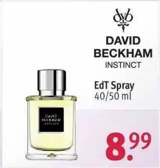 Rossmann David Beckham Edt Spray Angebot