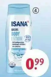 Rossmann Isana Body Lotion Angebot