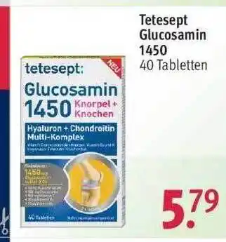 Rossmann Tetesept Glucosamin 1450 Angebot