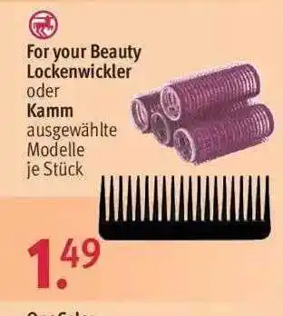 Rossmann For Your Beauty Lockenwickler Oder Kamm Angebot