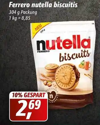 Simmel Ferrero Nutella Biscuits Angebot