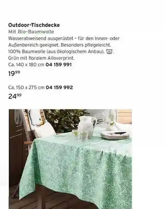 Tchibo Outdoor-tischdecke Angebot