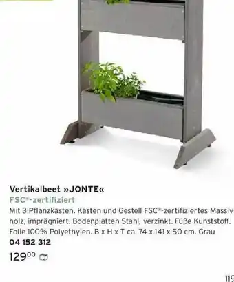 Tchibo Vertikalbeet „jonte“ Angebot