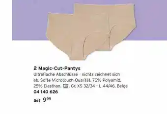 Tchibo 2 Magic-cut-pantys Angebot