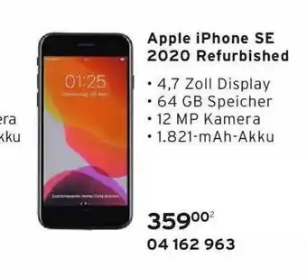 Tchibo Apple Iphone Se 2020 Refurbished Angebot